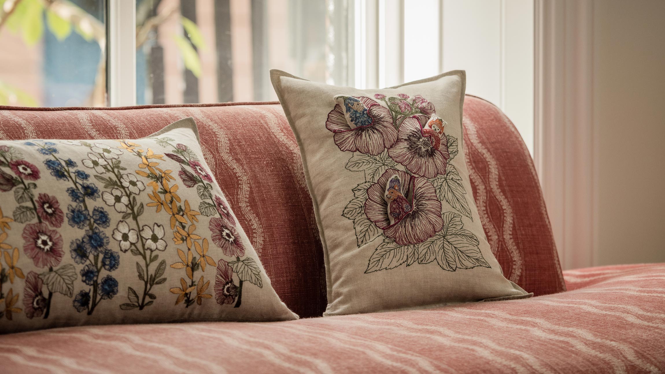 New Pillows – Coral & Tusk