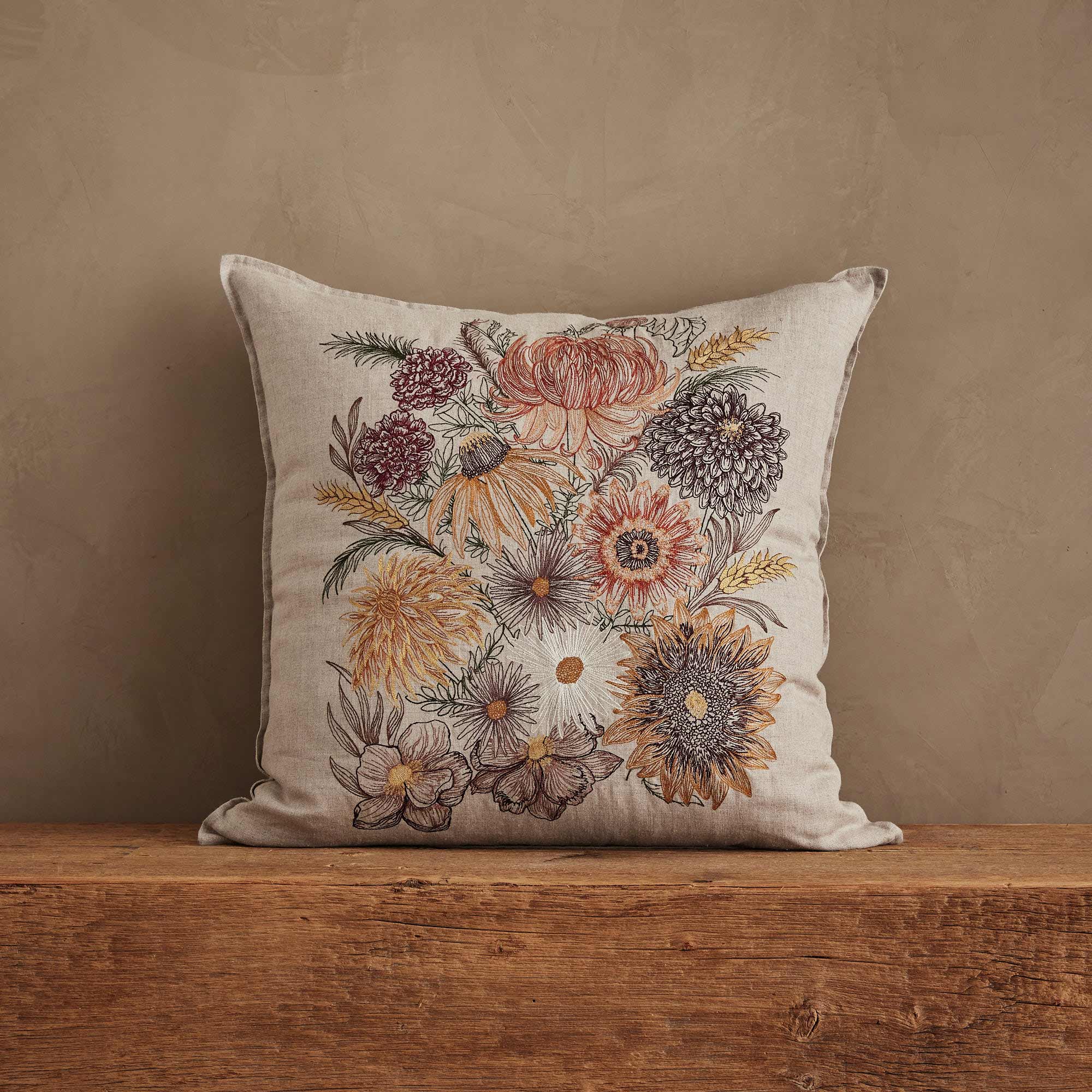 Autumn Blossoms Pillow | Coral & Tusk