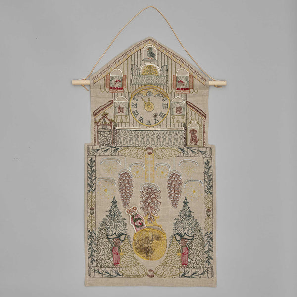 Christmas Clock Advent Calendar Coral Tusk