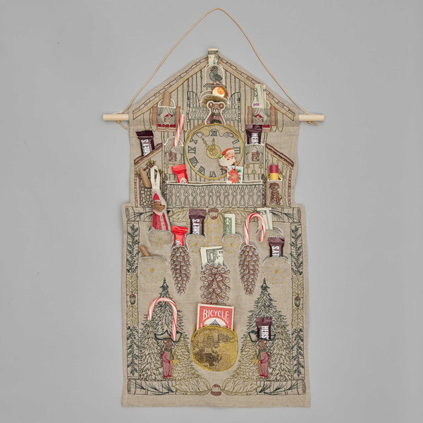 Christmas Clock Advent Calendar Coral Tusk