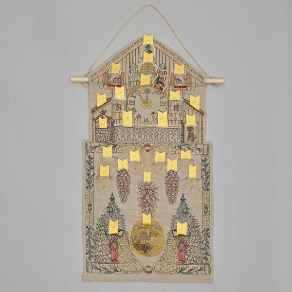 Christmas Clock Advent Calendar Coral Tusk
