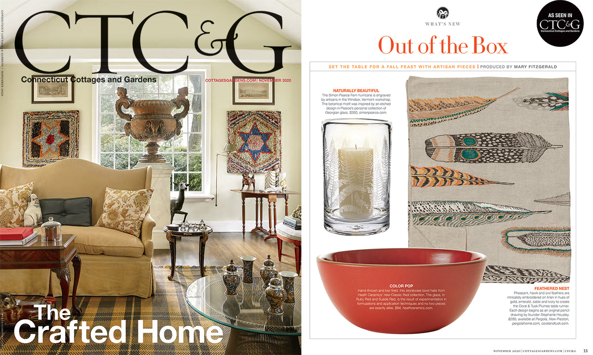 Coral & Tusk mention in Connecticut Cottages & Gardens magazine