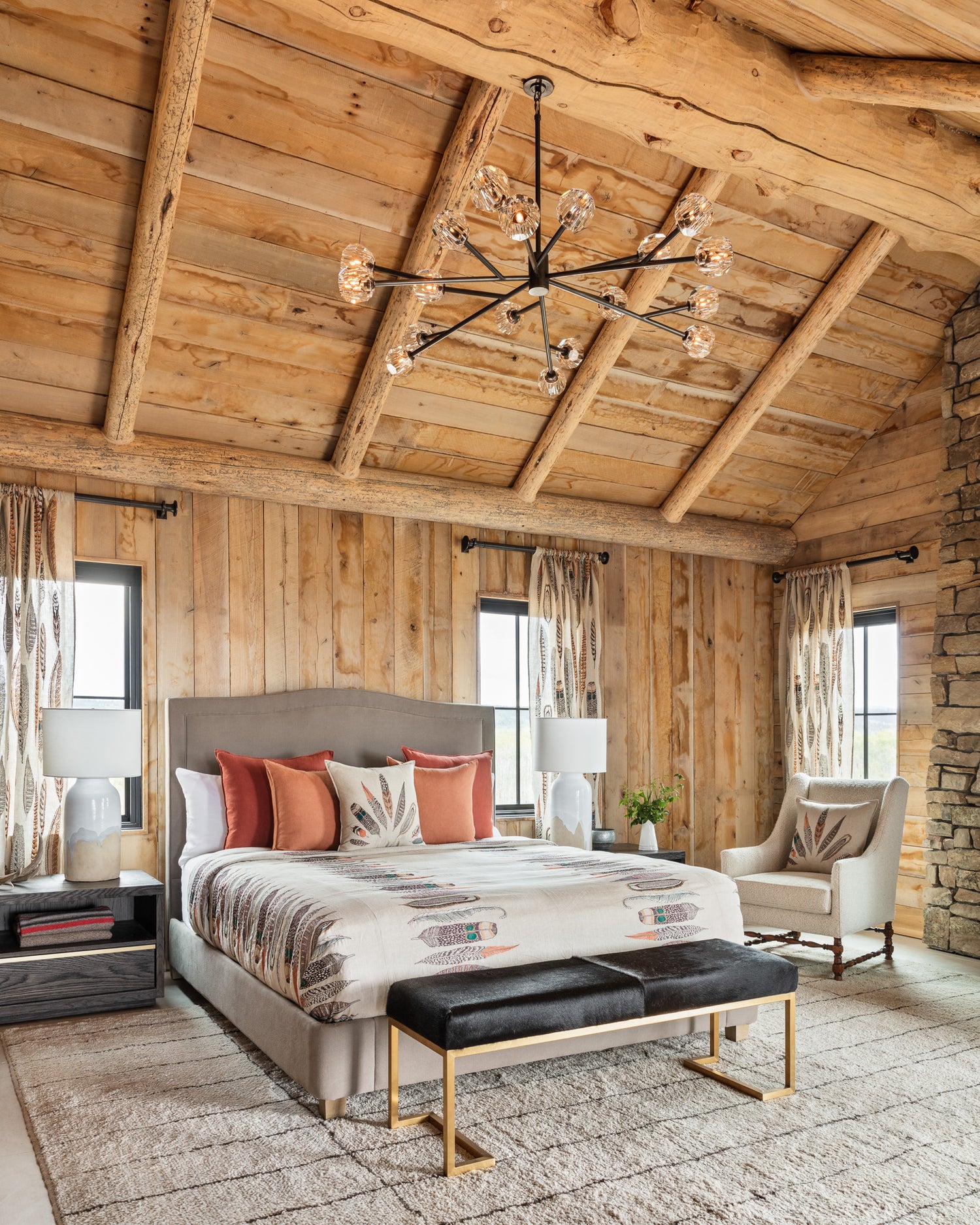 A bedroom featuring Coral & Tusk pillows and linens.