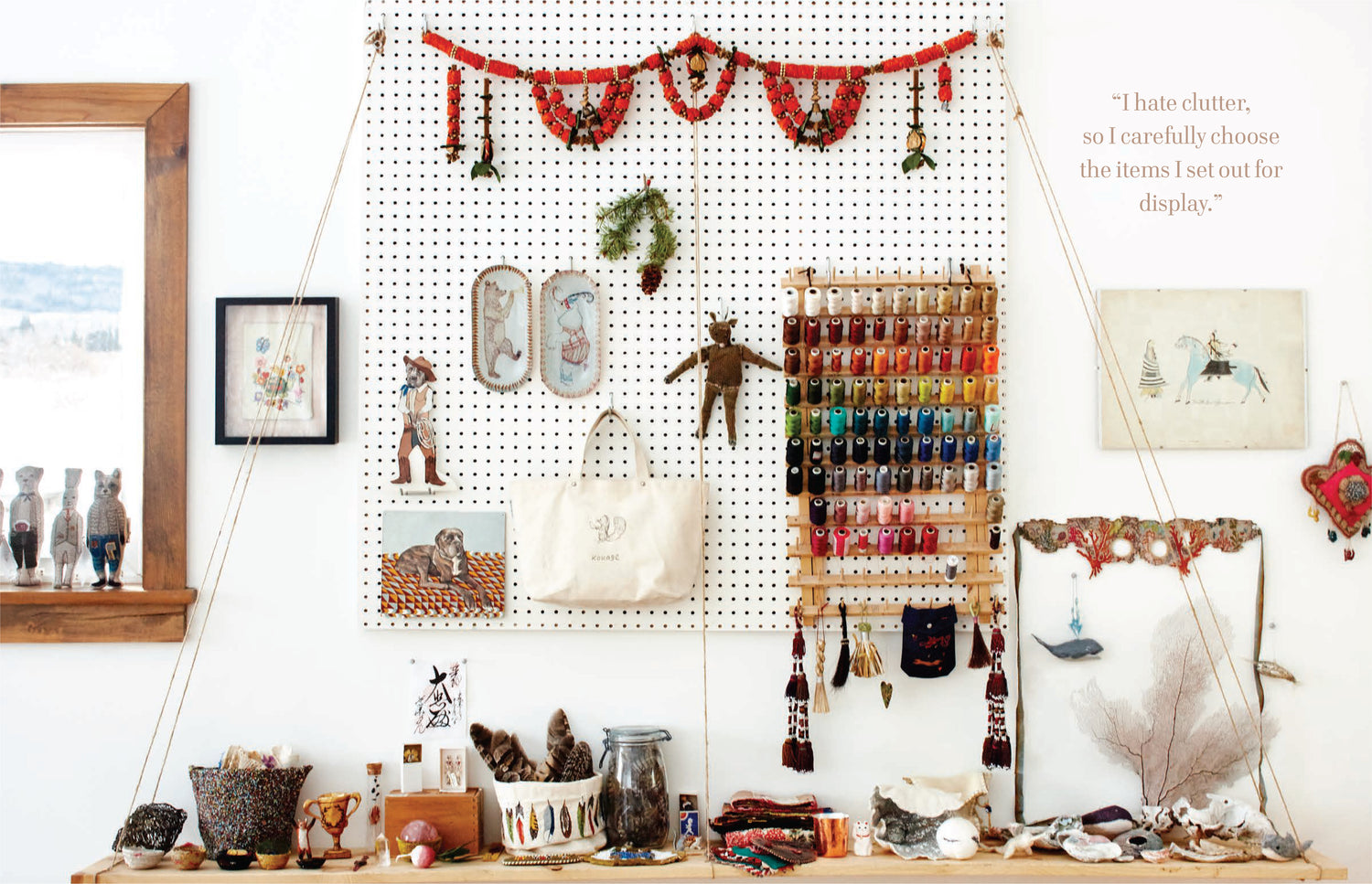 A view from Stephanie's Wyoming Studio