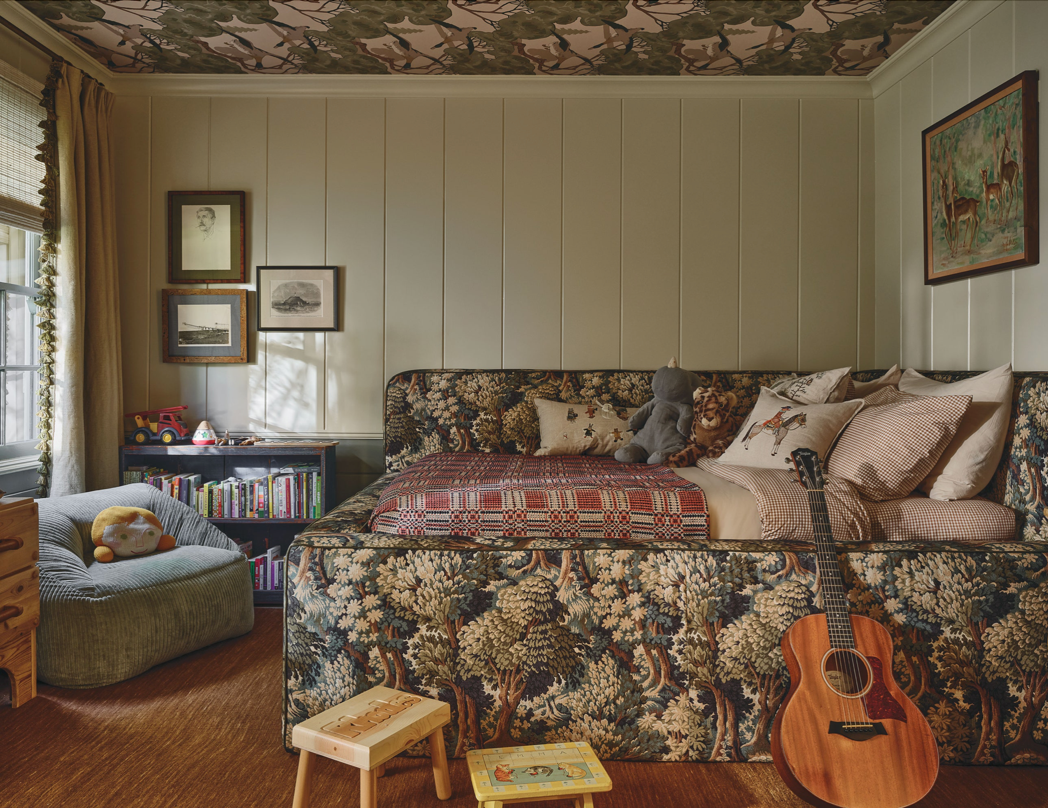 Emma Roberts Architectural Digest Home Tour Coral & Tusk Pillows