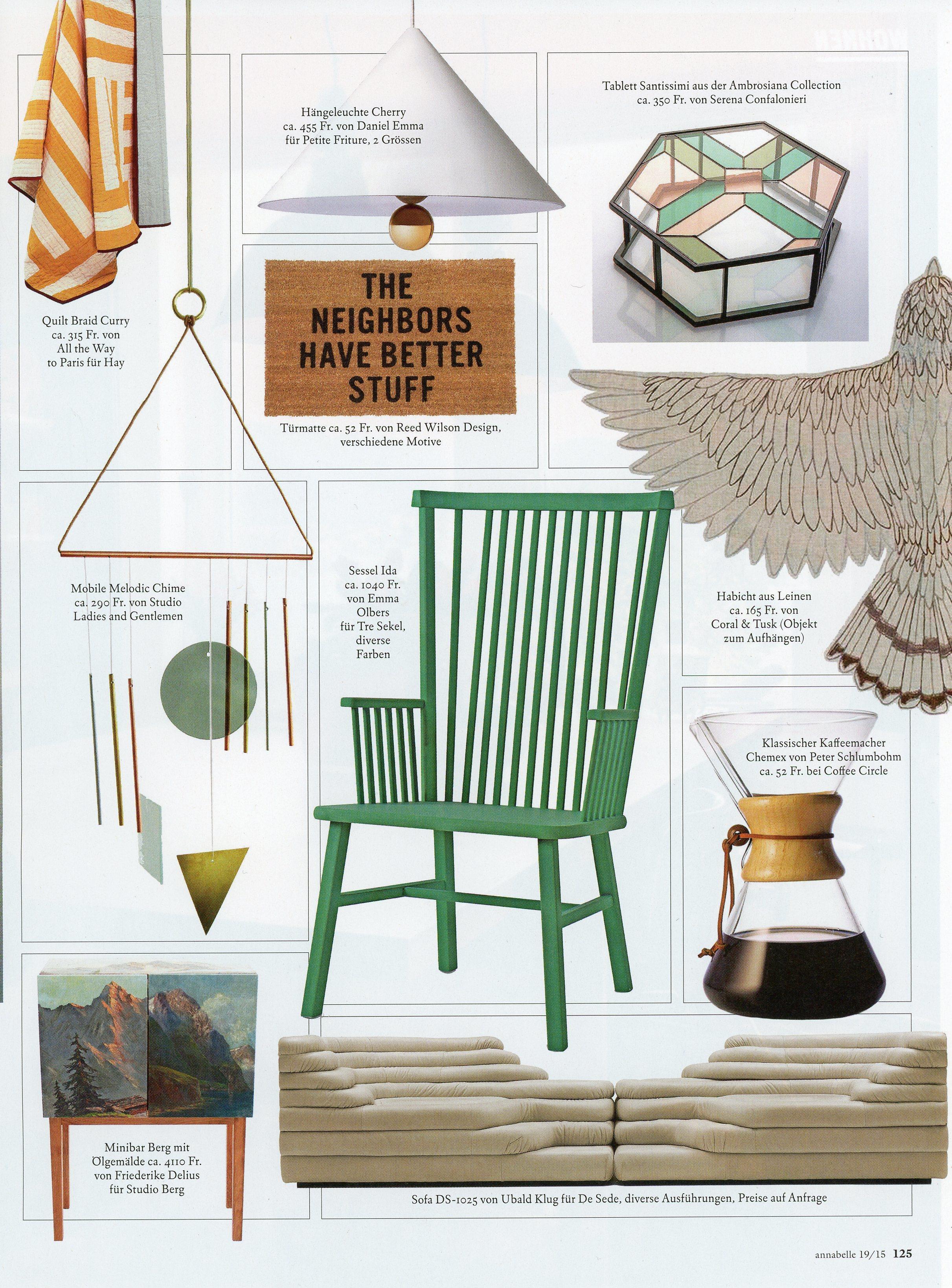 Coral & Tusk mention in Annabelle