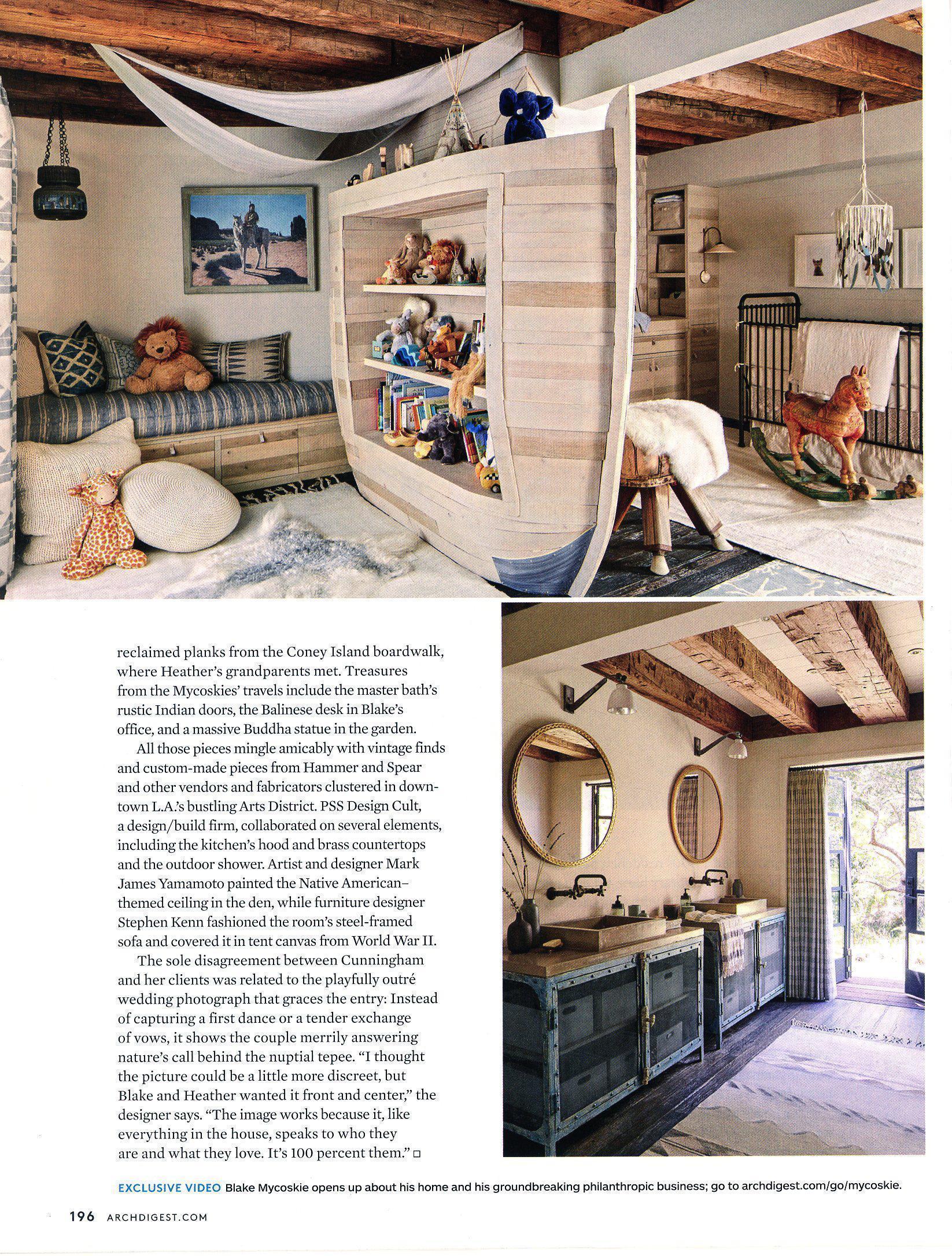 Coral & Tusk mention in Architectural Digest magazine