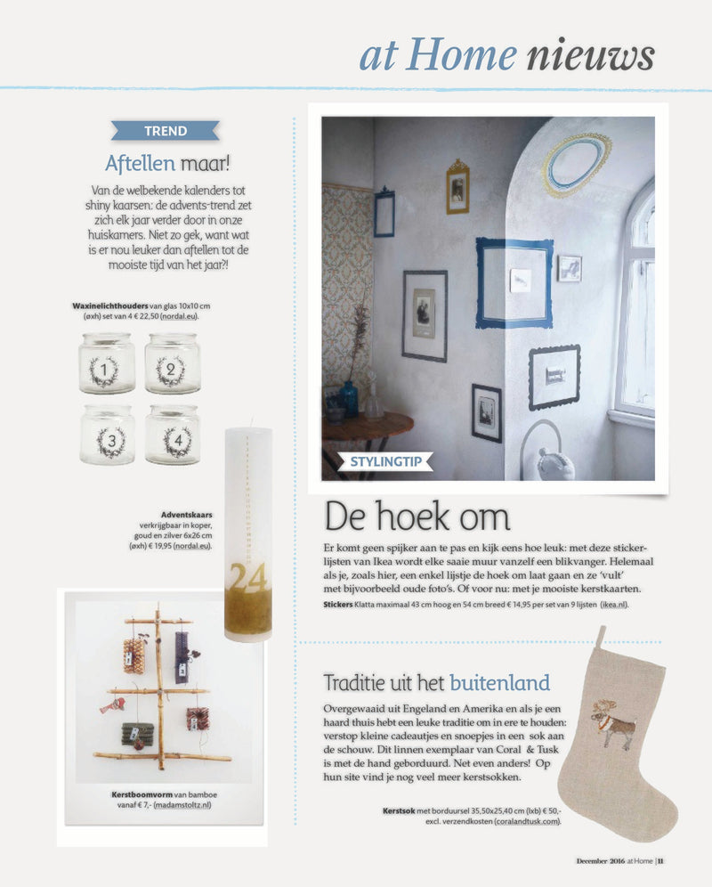 Coral & Tusk mention in Ariadne at Home