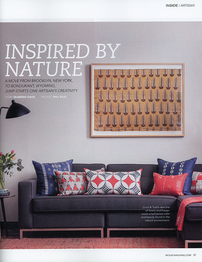 Coral & Tusk featured in Mountain Living Magazine