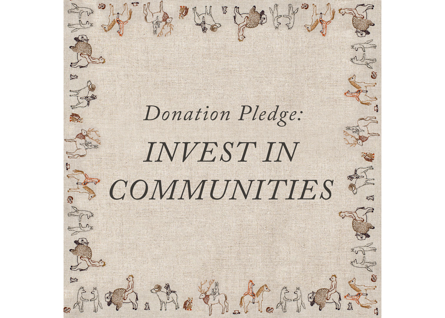 Coral & Tusk Donation Pledge: Invest in Communities
