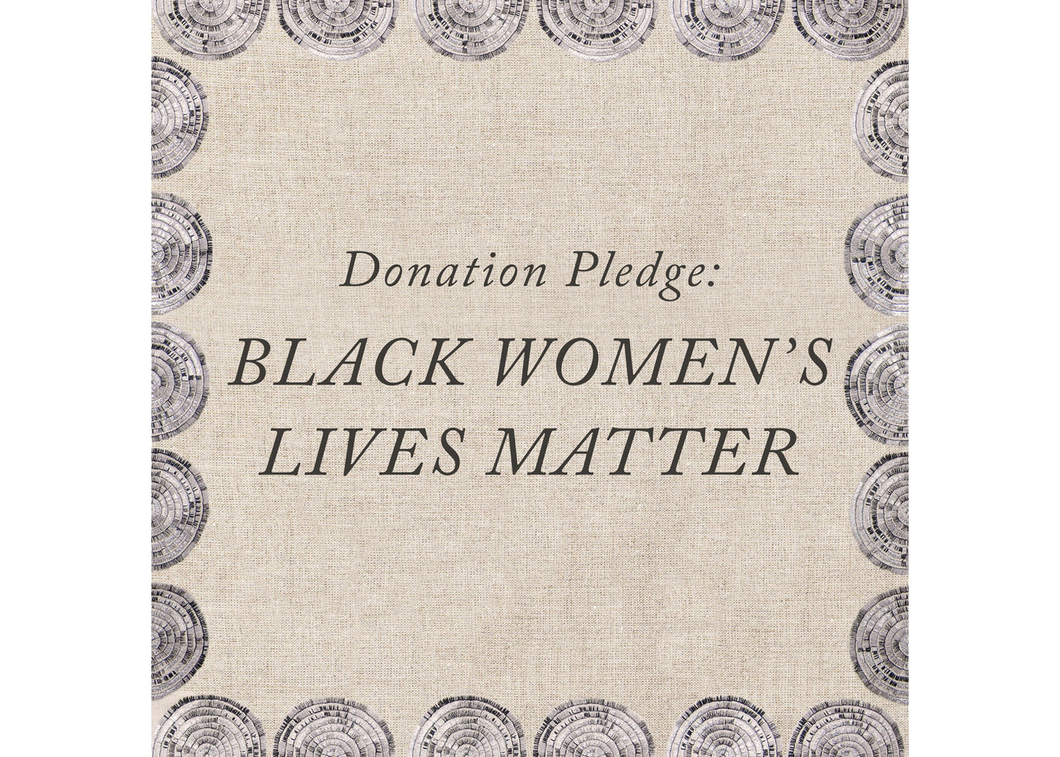 Blm Pledge Donation Pledge: Black Women's Lives Matter – Coral & Tusk