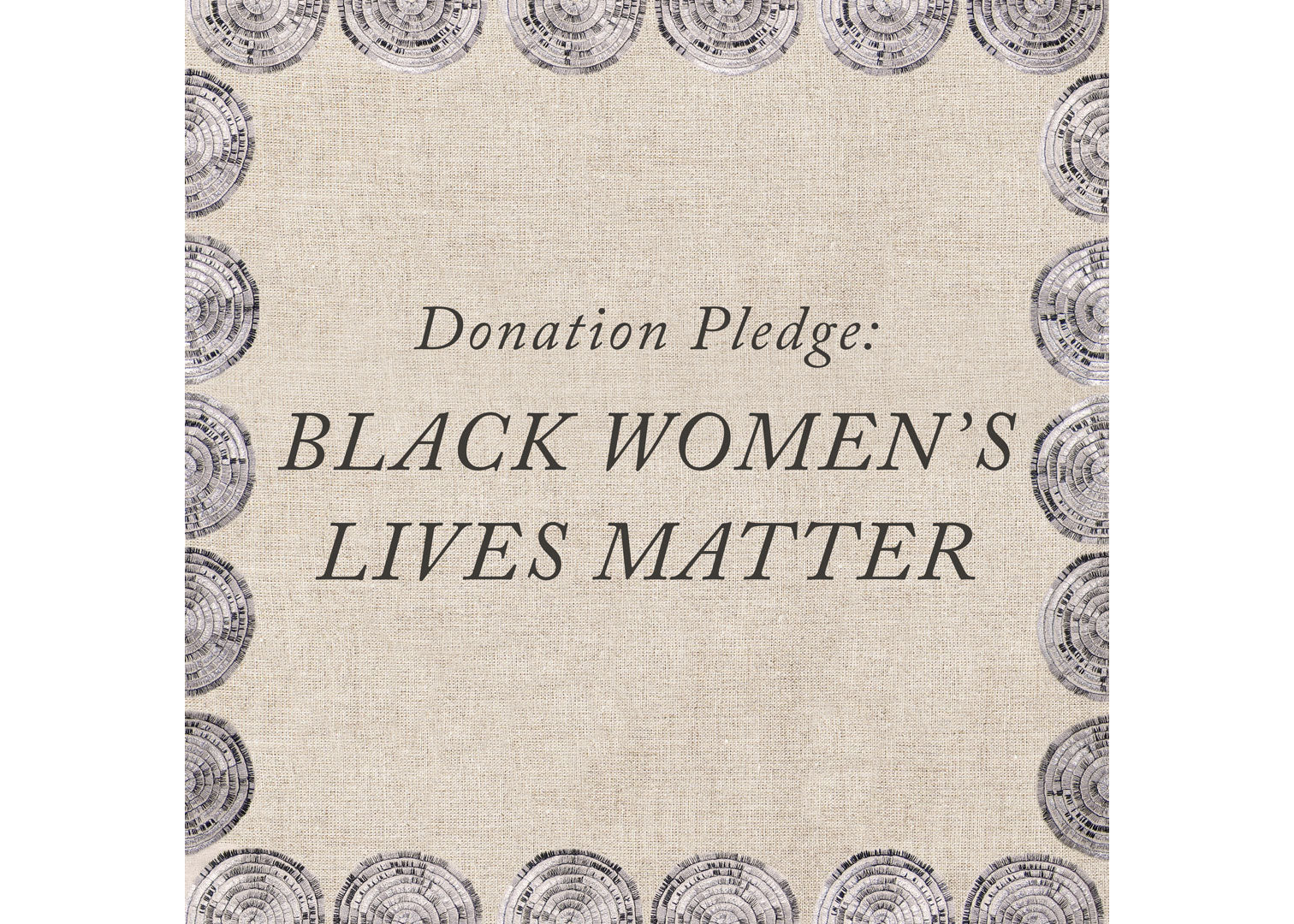 Coral & Tusk Donation Pledge: Black Women's Lives Matter