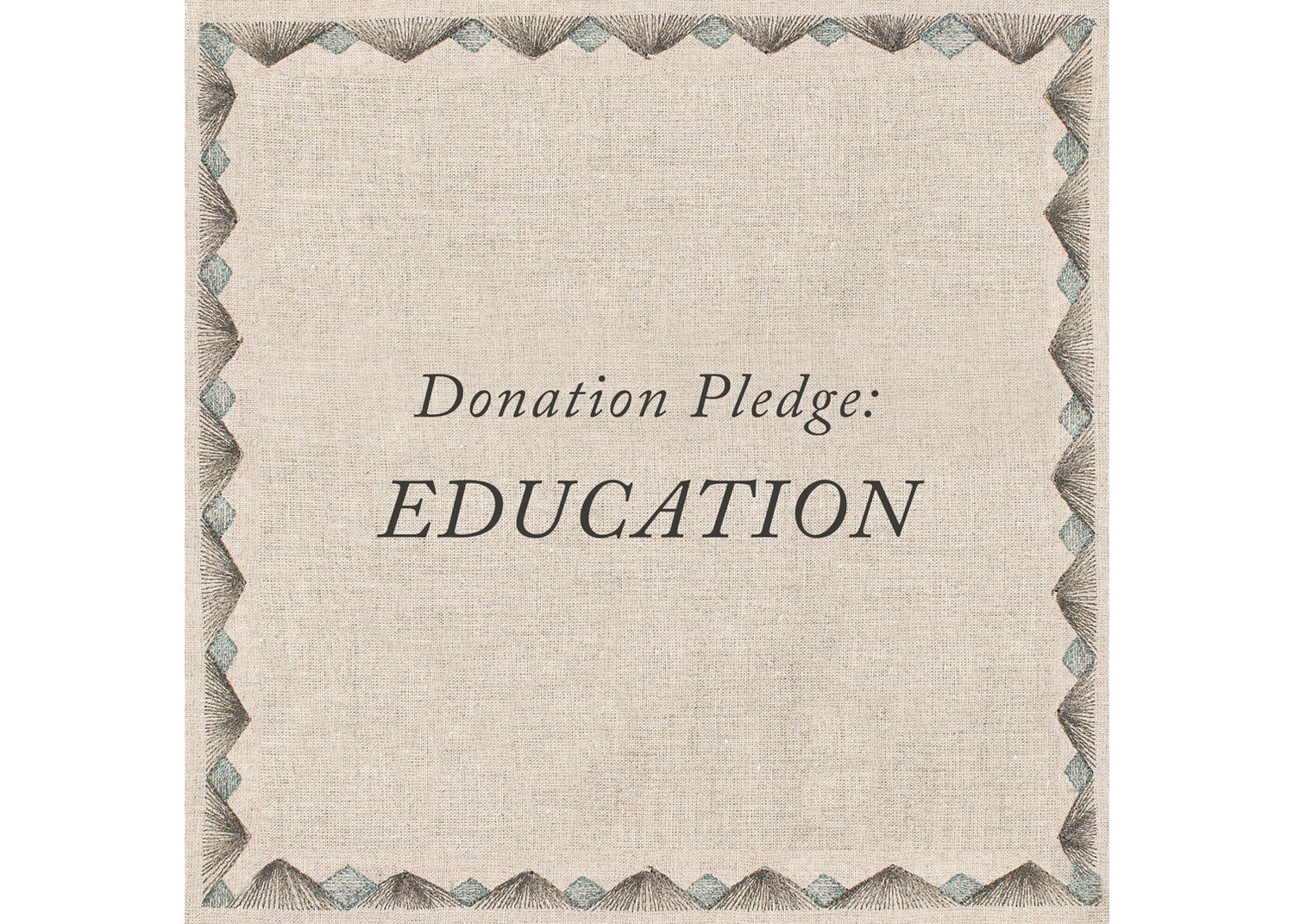 Coral & Tusk Donation Pledge: Education