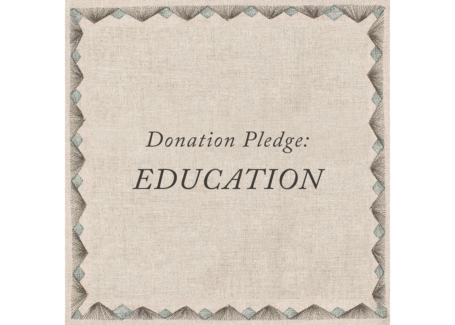Coral & Tusk Donation Pledge: Education