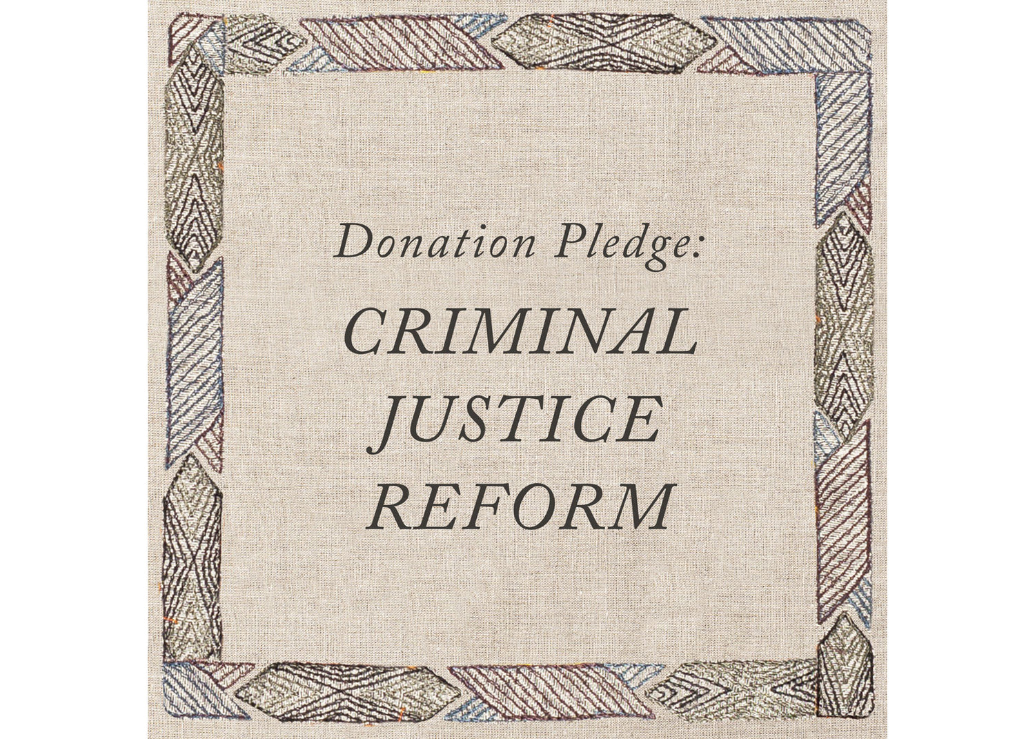 Coral & Tusk Donation Pledge: Criminal Justice Reform