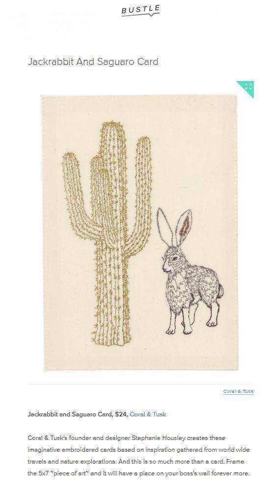 Coral & Tusk feature in Bustle Magazine