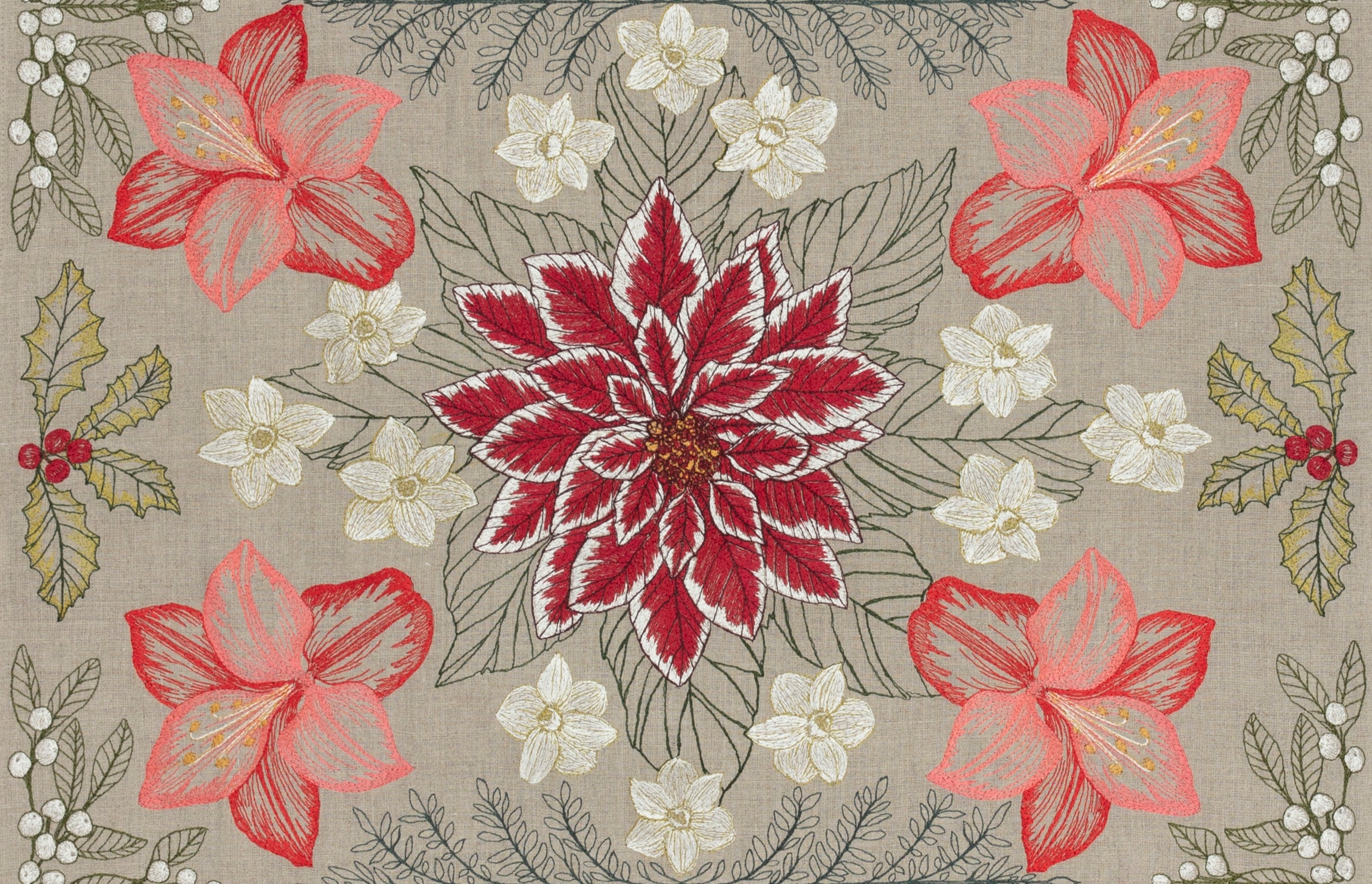 Coral & Tusk Christmas Flowers design