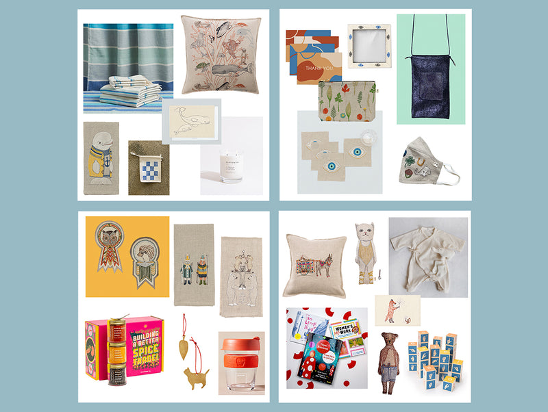 Grid of Coral & Tusk 2020 Gift Guide Items