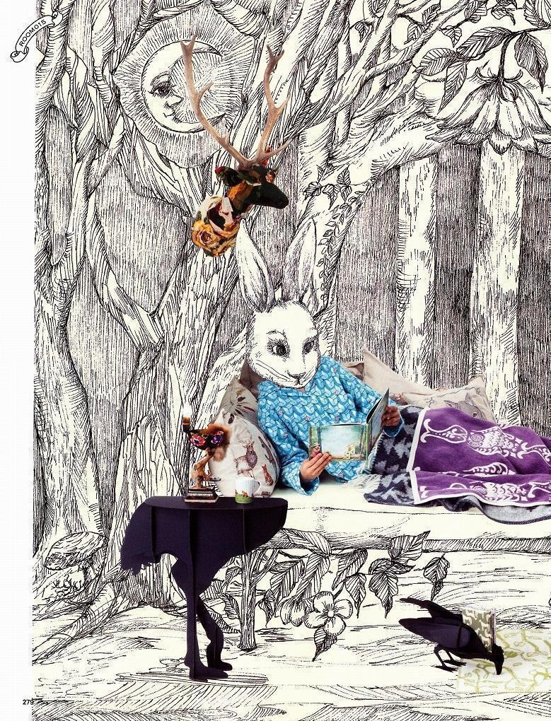 collage/illustration from Ginza featuring Coral & Tusk pillows