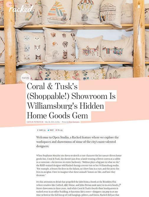 Coral & Tusk mention in Racked