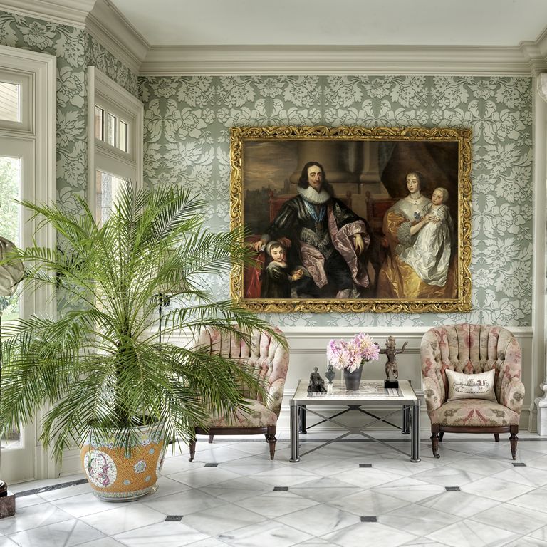 Elle Decor room featuring a Coral & Tusk pillow