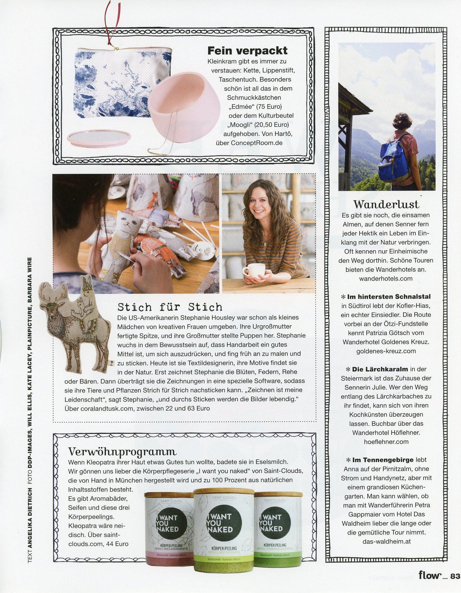 Coral & Tusk mention in Flow Magazine