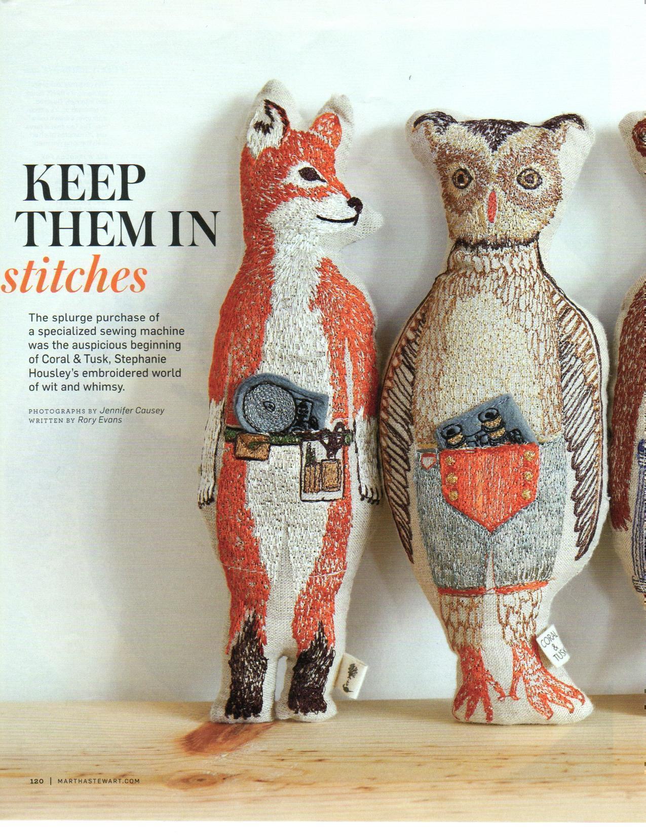 Coral & Tusk mention in Martha Stewart Magazine