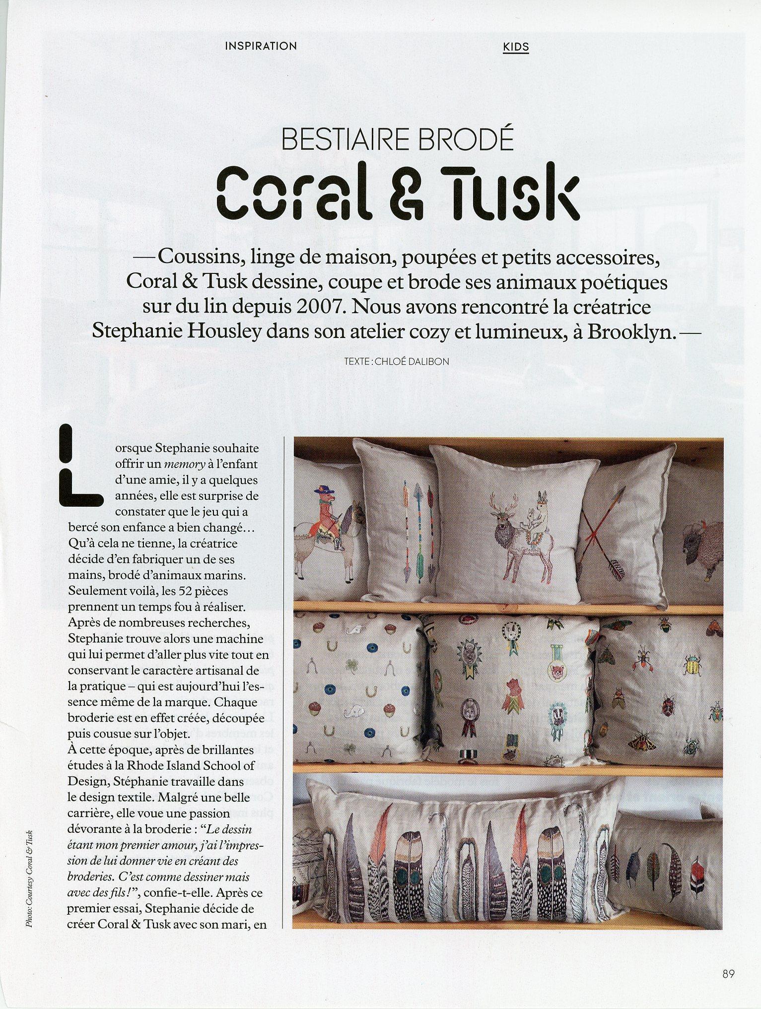 Coral & Tusk mention in Milk