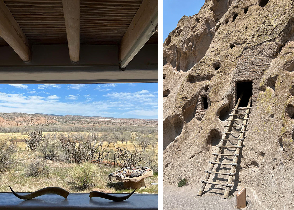 Images from Georgia O'Keeffe’s home and studio.