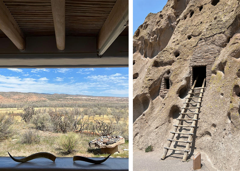 Images from Georgia O'Keeffe’s home and studio.