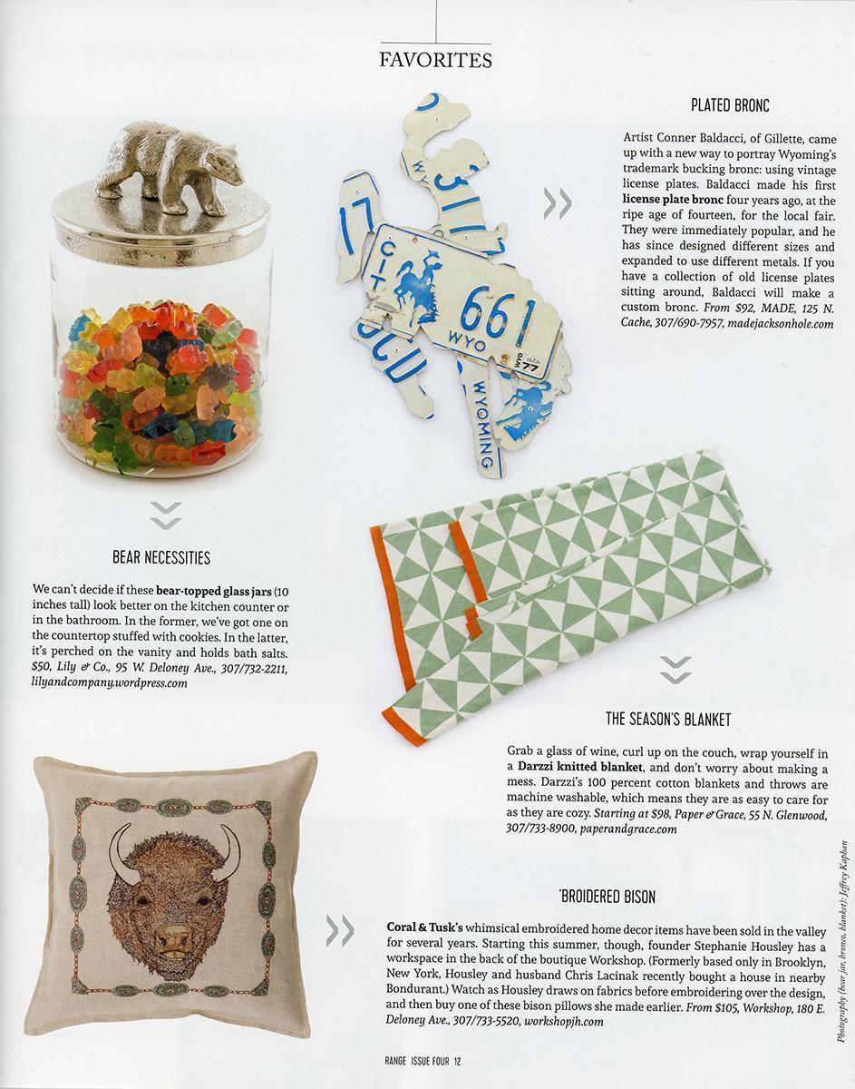 Coral & Tusk mention in Range