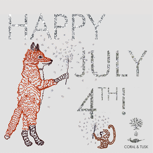 Happy 4th of July from Coral & Tusk!