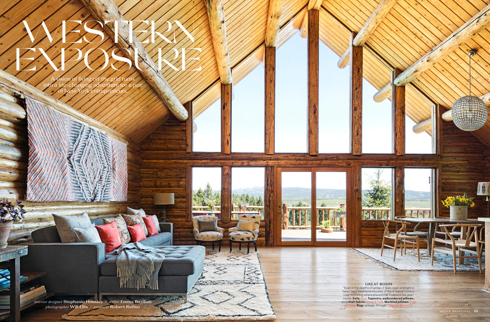 Coral & Tusk Founder Stephanie's home in House Beautiful magazine