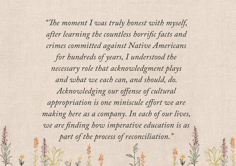 Statement from Coral & Tusk Founder, Stephanie Housley on reconciling cultural appropriation