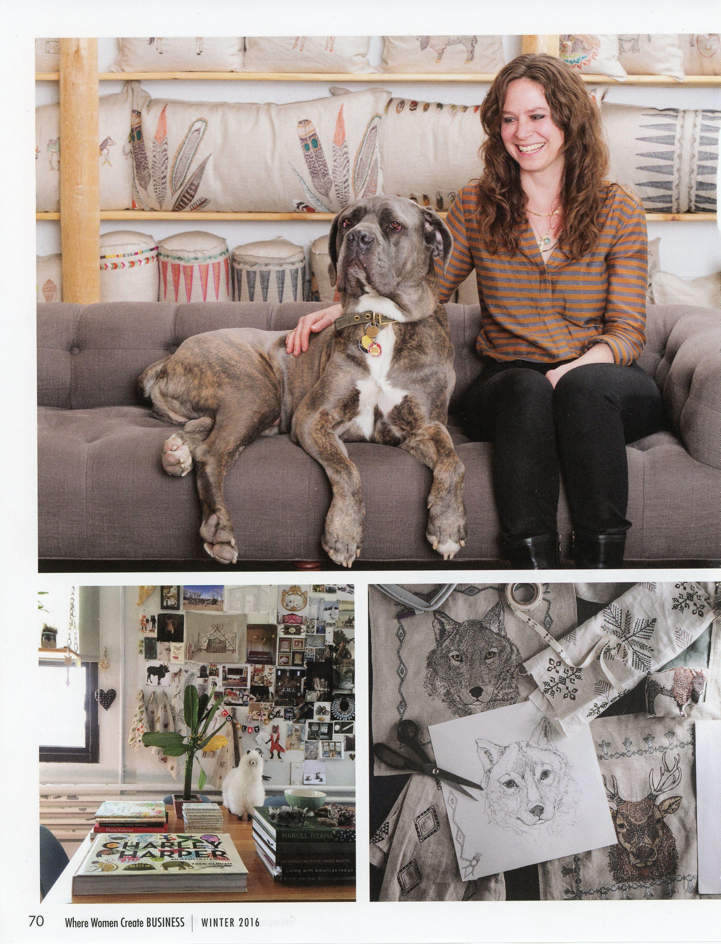 Coral & Tusk mention in Where Women Create