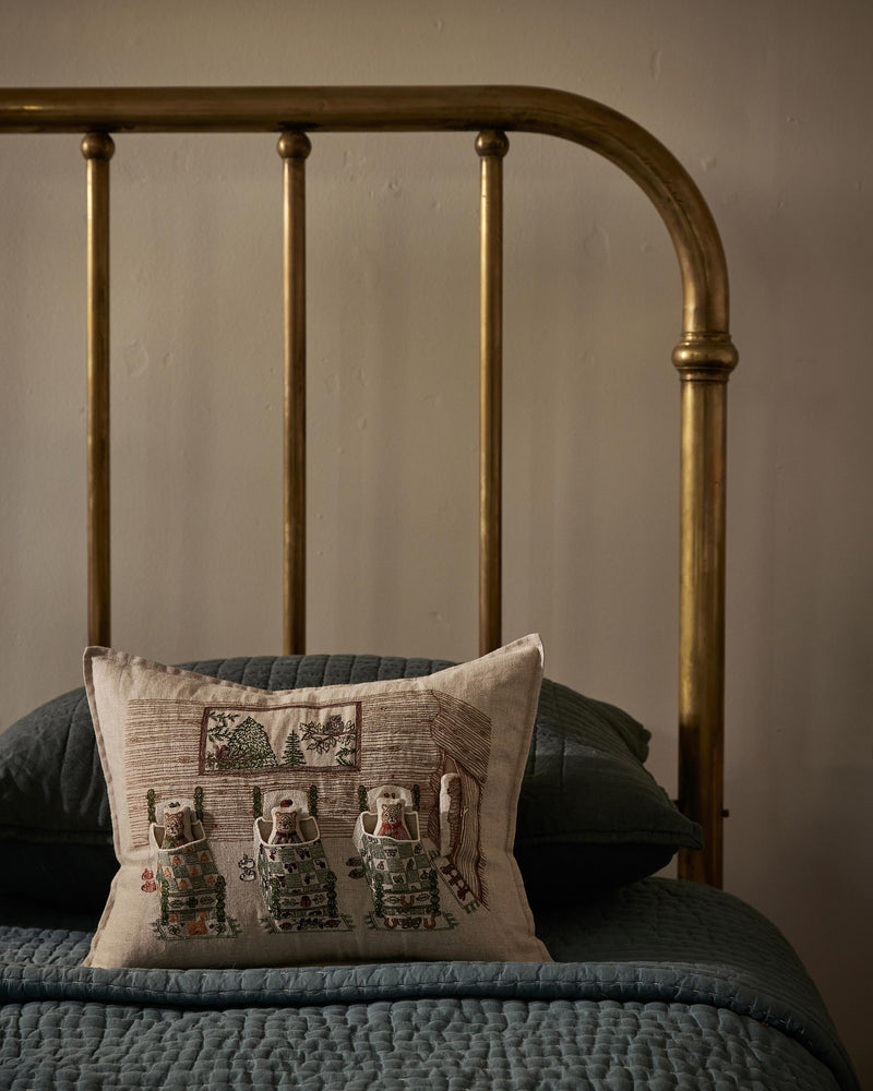 Three Little Bears Pocket Pillow