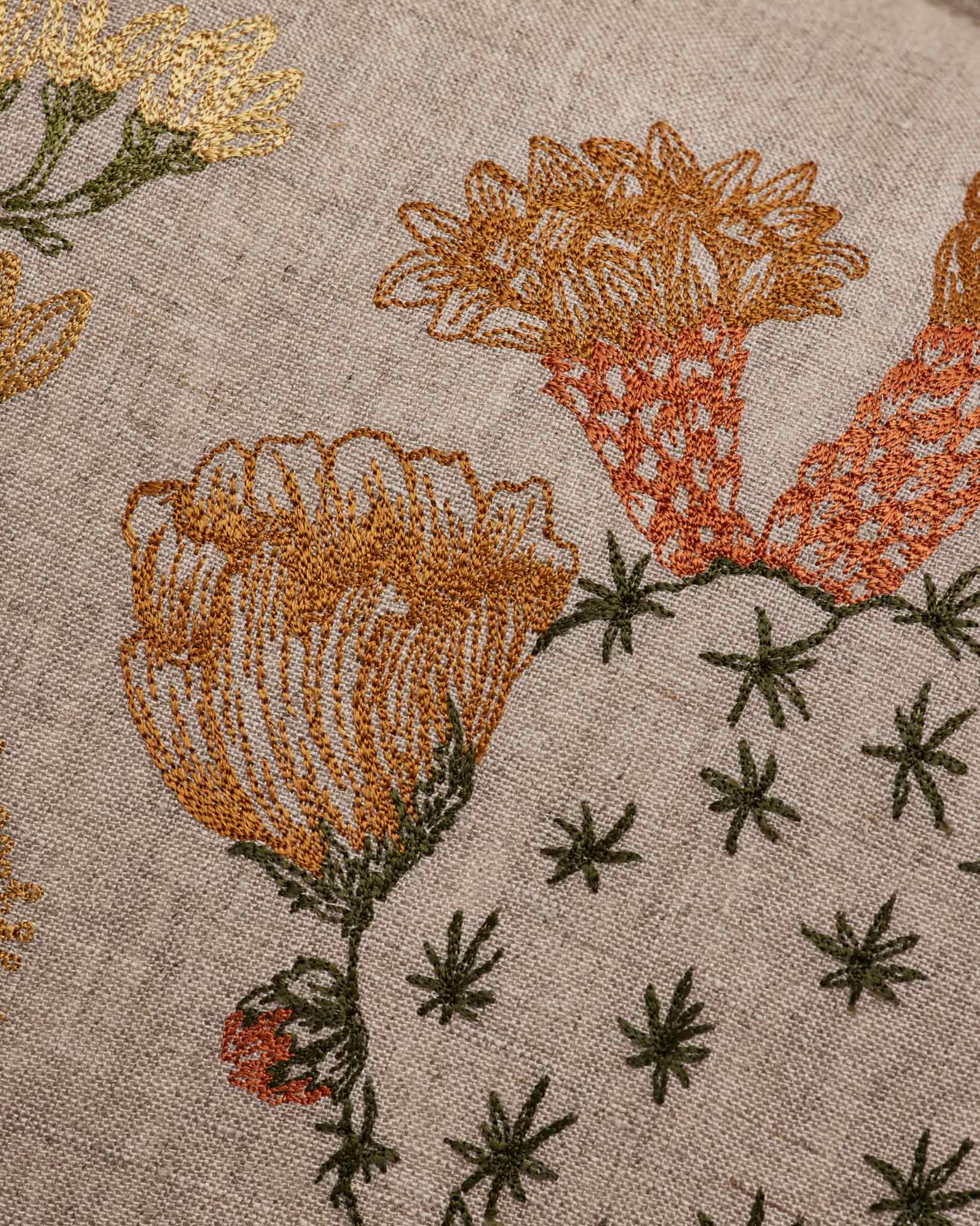 Blooming Cacti Pillow