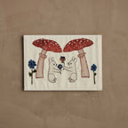 Mushroom Bunny Friends Card