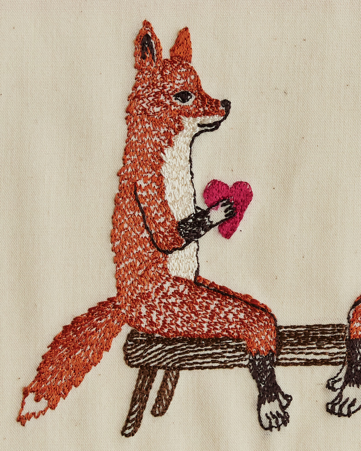 Smitten Foxes Card | Coral & Tusk