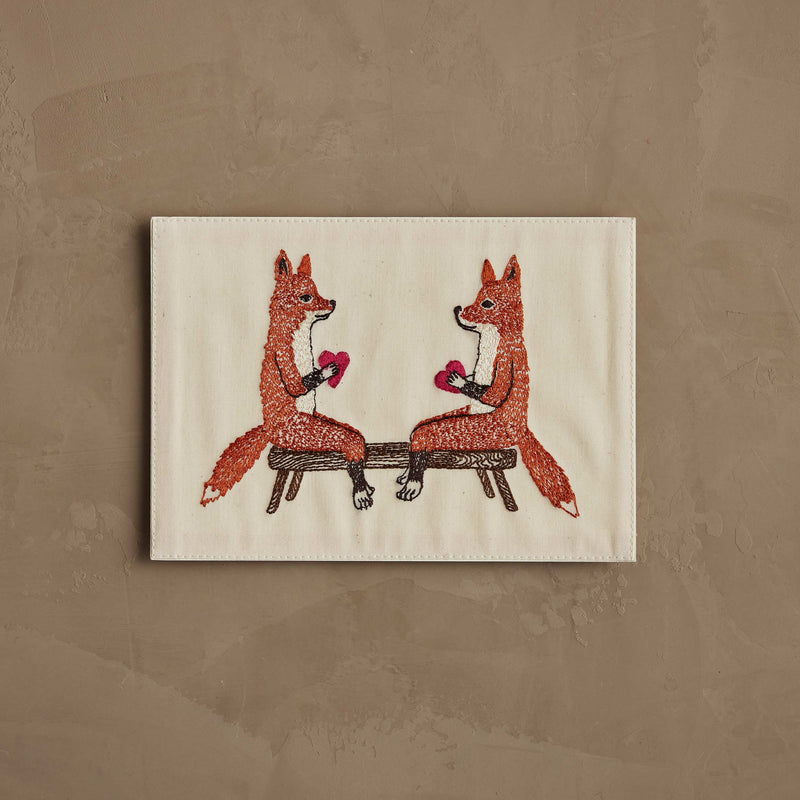 Smitten Foxes Card