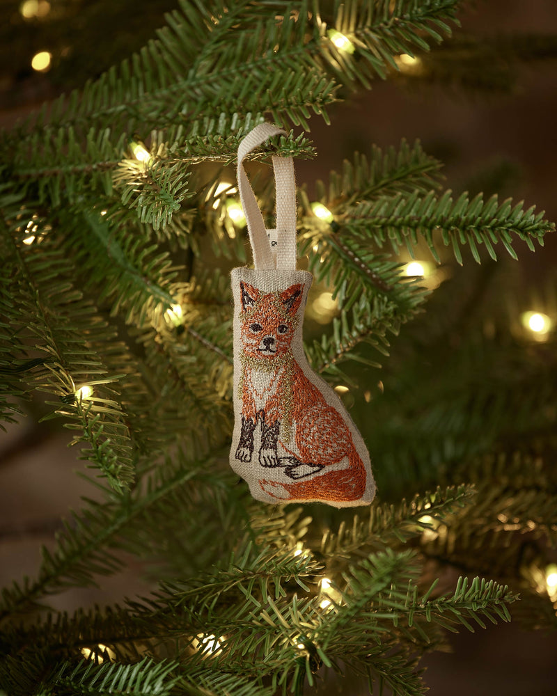 Fox Tree Trimmer Ornament