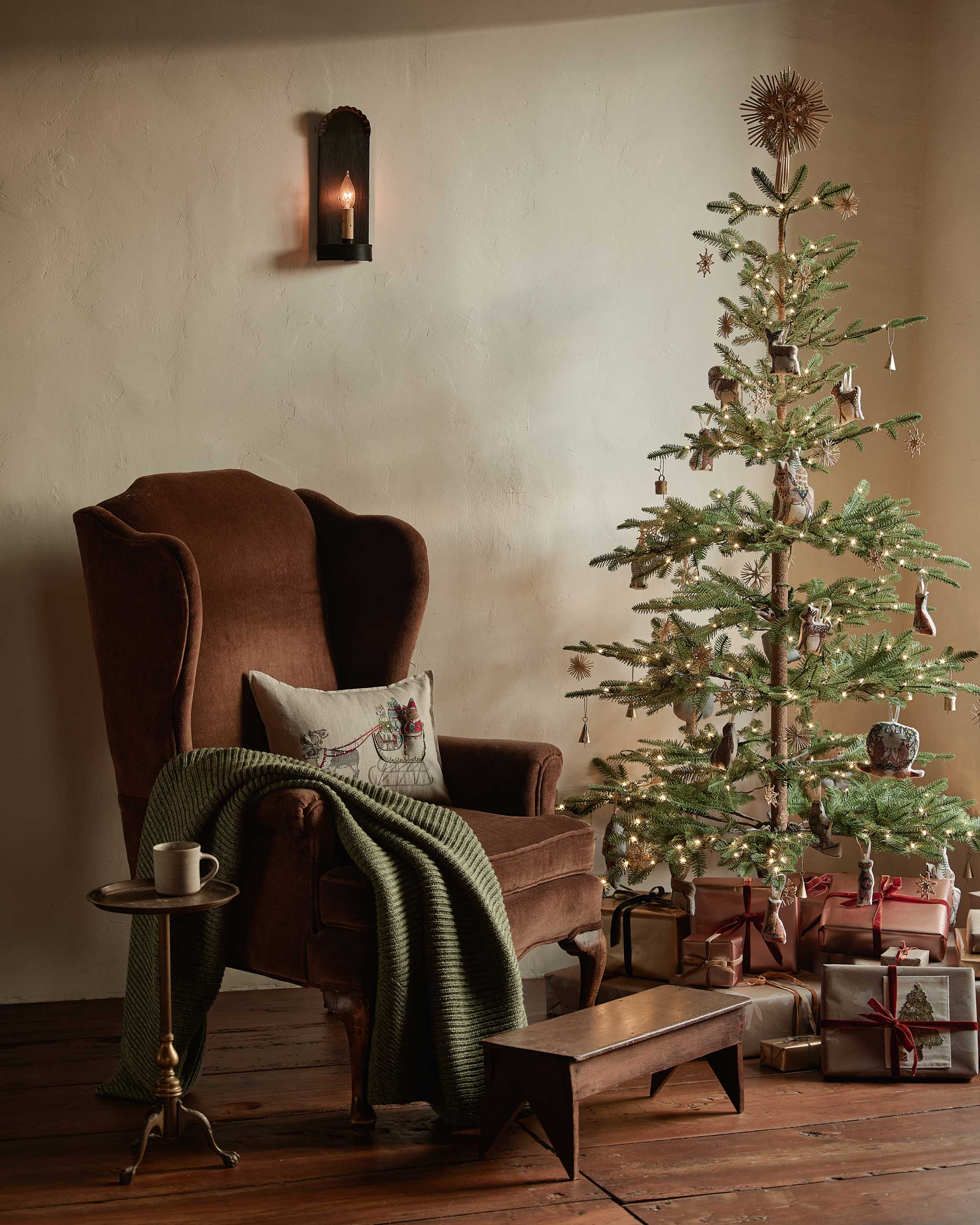 Santa's Sleigh Pocket Pillow | Coral & Tusk