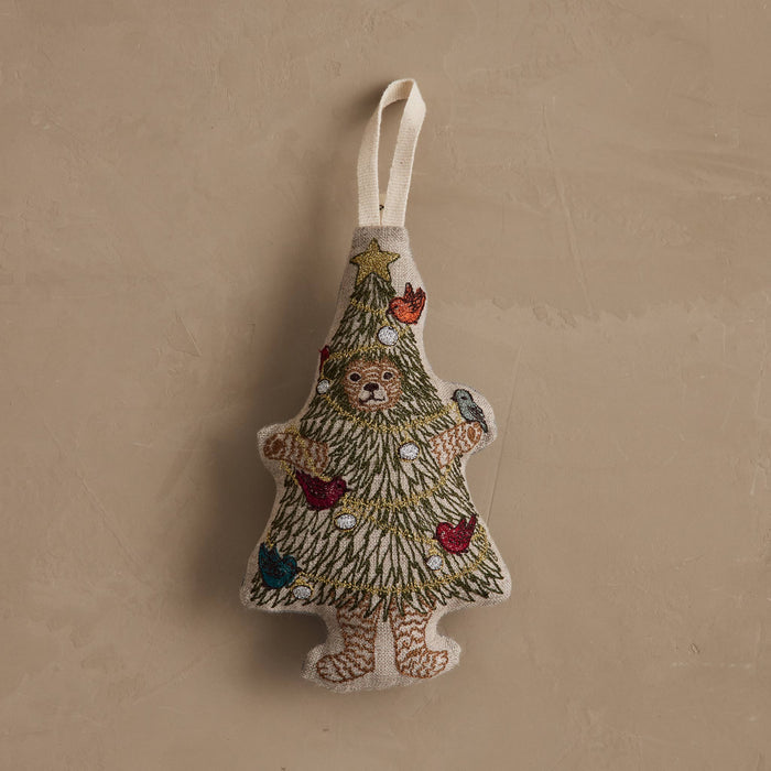 Christmas Tree Bear Ornament