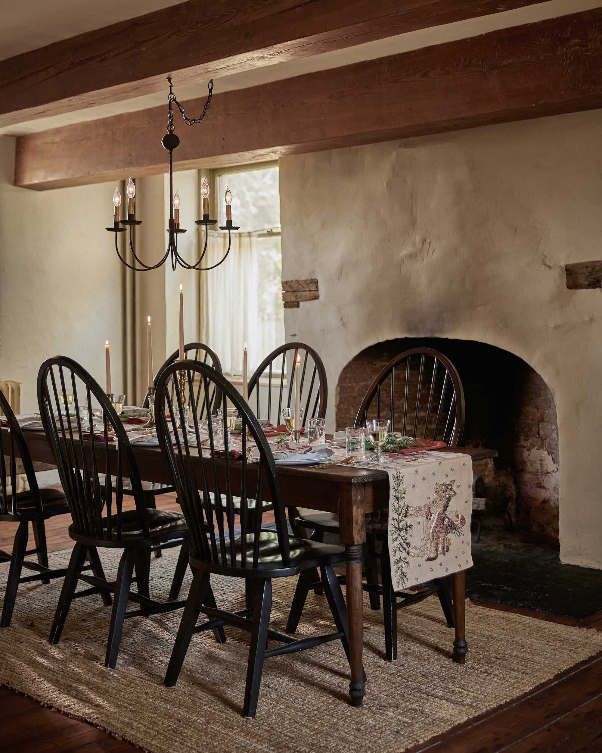 Christmas Donkey Table Runner