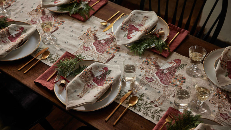 Christmas Donkey Dinner Napkin