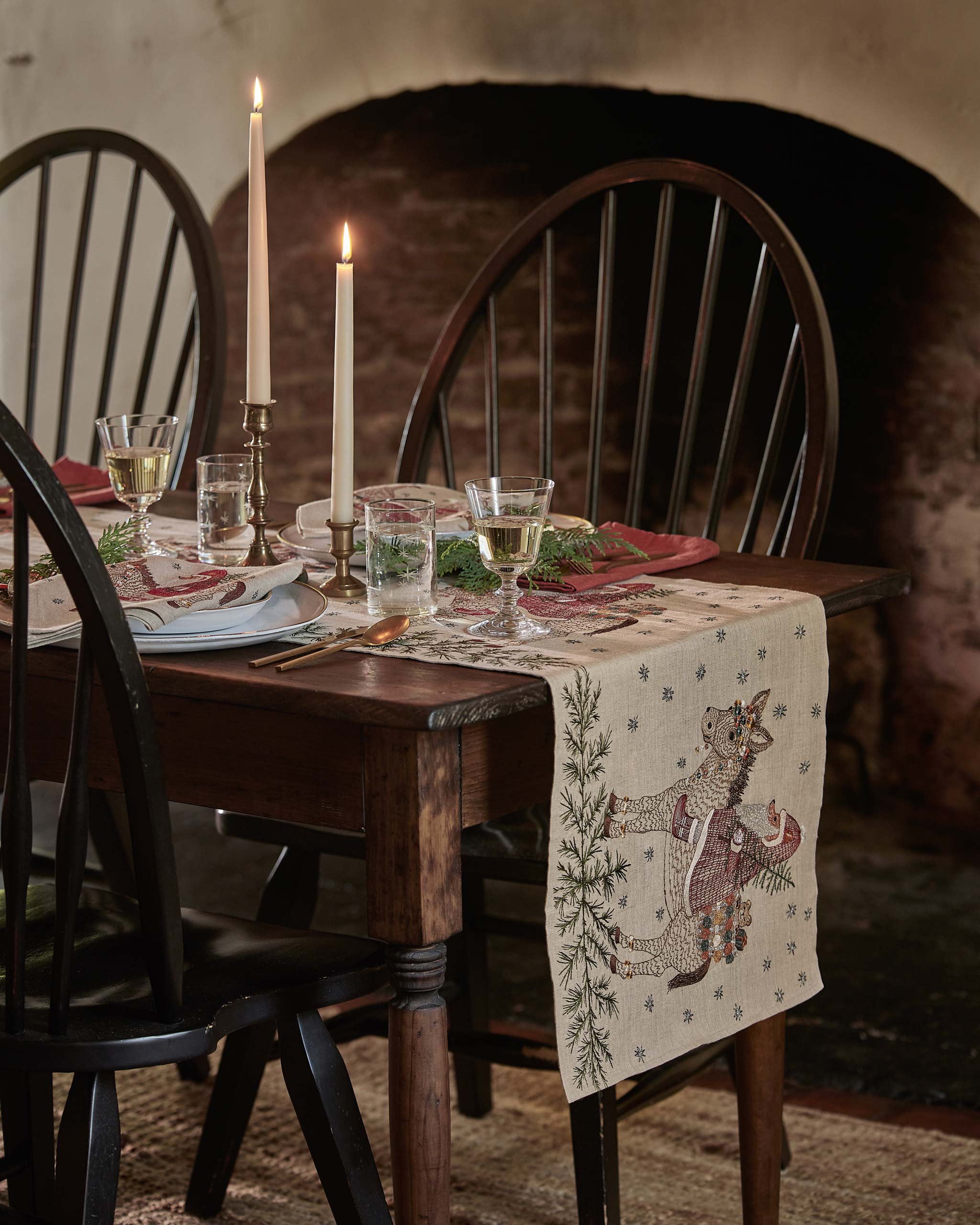 Christmas Donkey Dinner Napkin