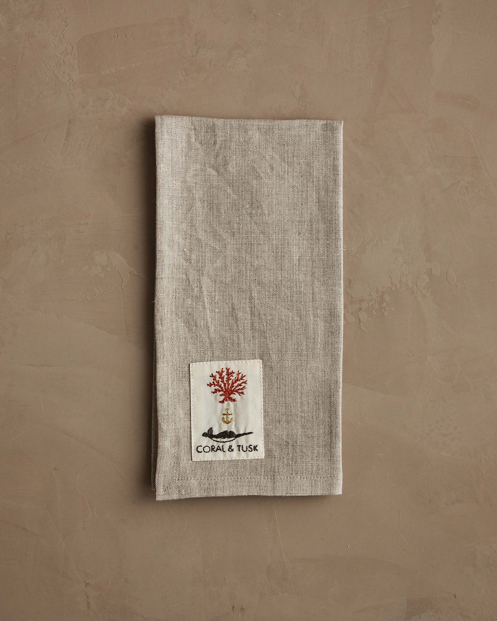 Fowl Feather Dinner Napkin | Coral & Tusk