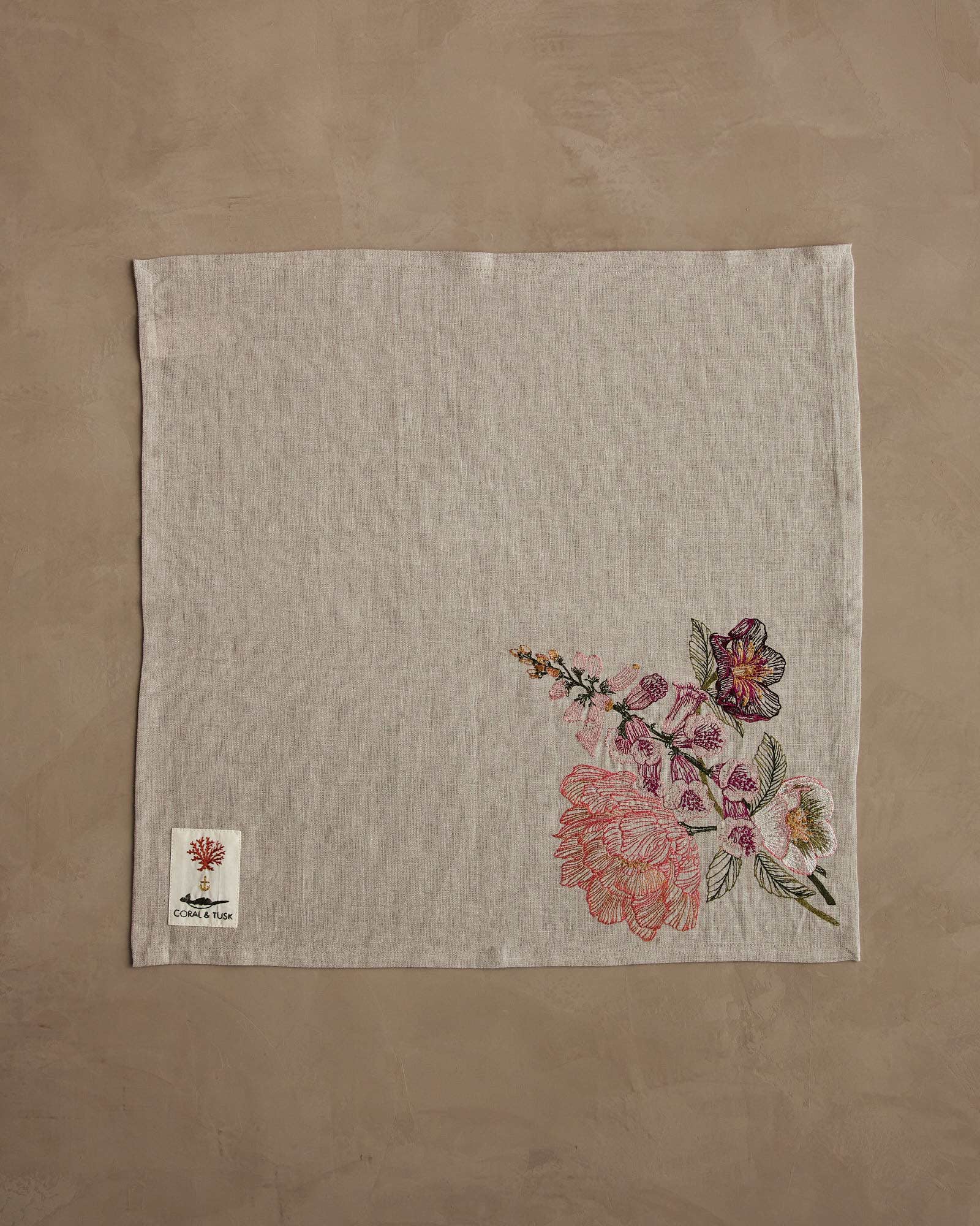 Blush Bouquet Dinner Napkin