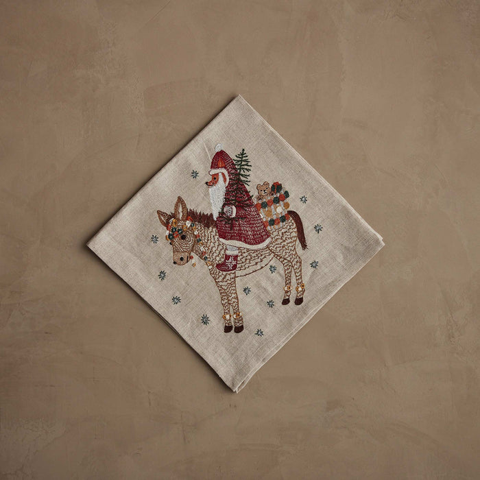 Christmas Donkey Dinner Napkin
