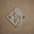 Christmas Cheer Reindeer Dinner Napkin